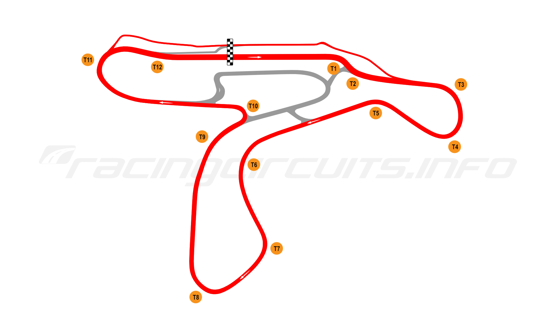 Map of Pau-Arnos, Short Circuit 2018 to date